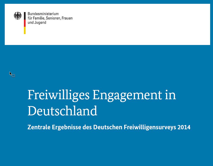 Cover Freiwilligensurvey 2016