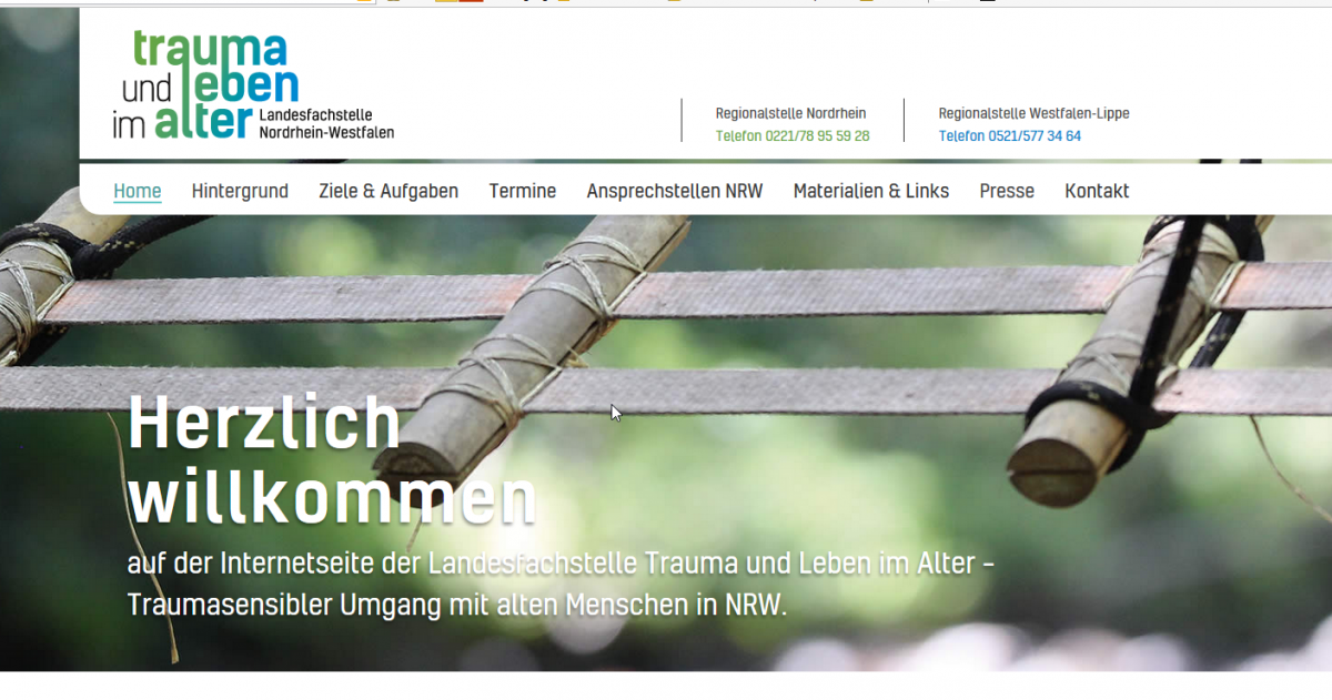 Screenshot trauma und leben im alter – Traumasensibler Umgang mit alten Menschen