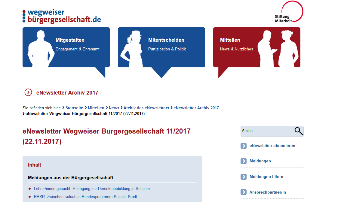 Wegweiser Bürgergesellschaft: Digitale Nachbarschaften - Forum ...