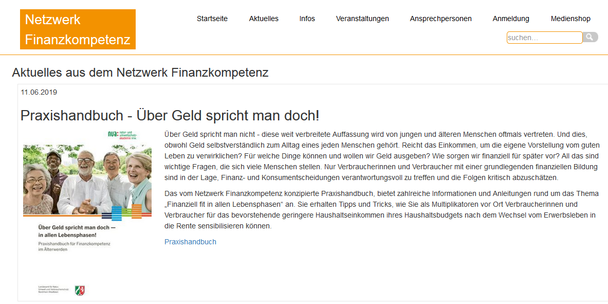 Screenshot_Netzwerk Finanzkompetenz