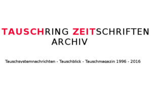 Tauschring Zeitschriften Archiv