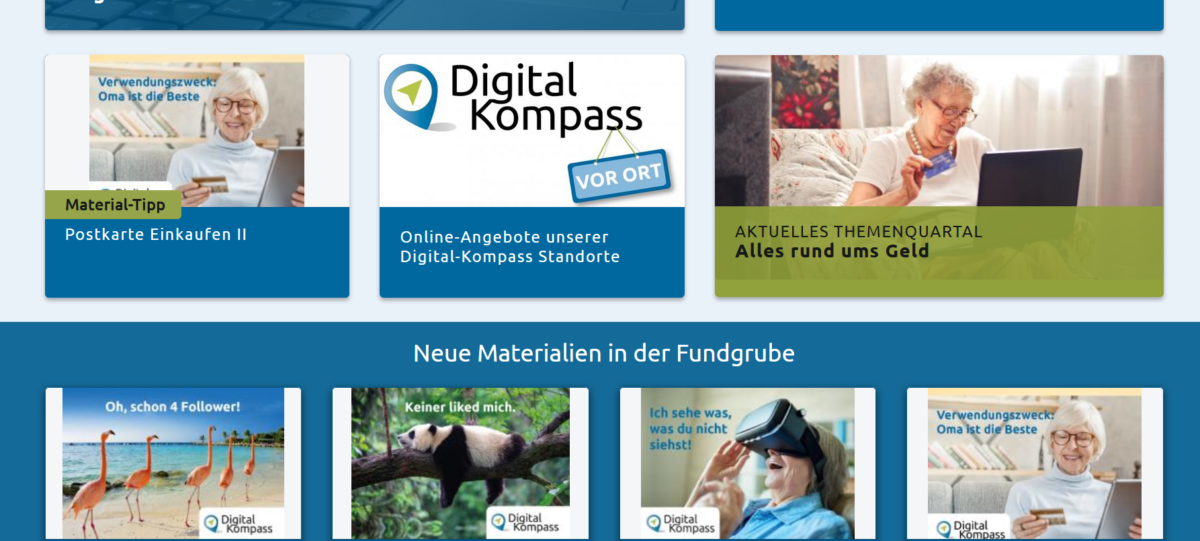 Screenshot Digital-Kompass