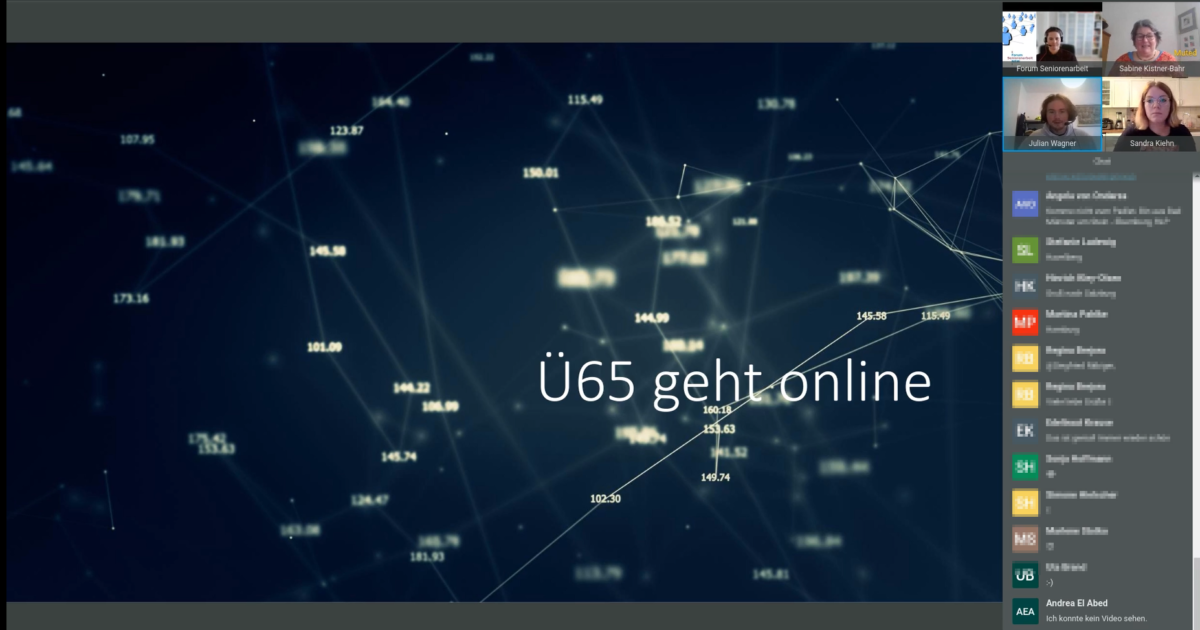 Ü65 geht online SeniorenNetzwerke Köln