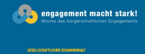 Logo der Engagementwoche "Engagement macht stark!"