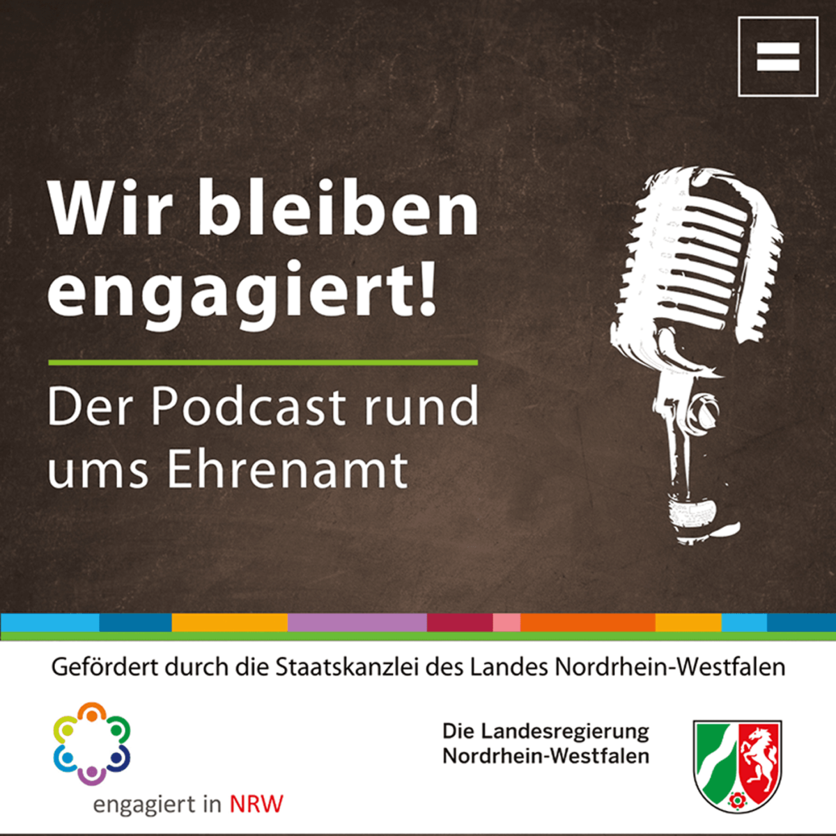 Titelbild Podcast Wir bleiben Engagiert